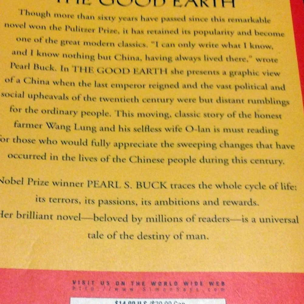 Pearl S. Buck $10 book